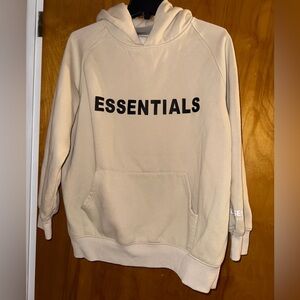 Essentials Fear of God‎ oatmeal colored hoodie size medium